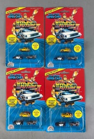 Group of 4 1989 FunRise BTTF2 Die-Cast Vehicle Gift Packa