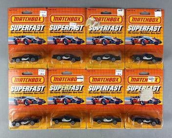 Group of 8 1985 Matchbox Halley’s Comet Car