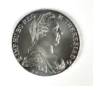 1780 Maria Theresa Thaler 28.4 Grams .999 Silver Trade Coin