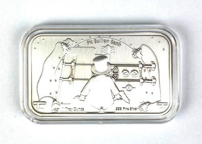 Pit Bullion Armored Truck 1 oz .999 Fine Silver Ingot/ Bar