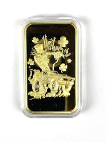 2025 All-Chips Eye Coindy Gus Fink St. Patrick’s Day 1 oz .999 Fine Silver Ingot/ Bar