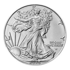 2025 US Mint American Silver Eagle 1 oz .999 Fine Silver
