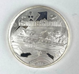 GameStonk 1 oz .999 Fine Silver Round