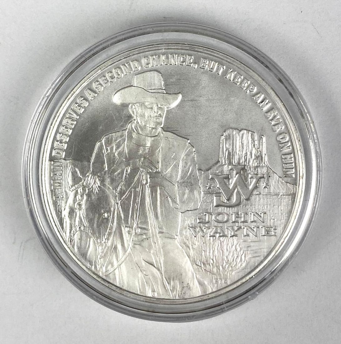 2024 John Wayne 1 oz .999 Fine Silver Round (1 of 2)