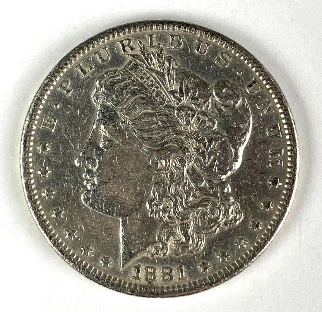 1881 S US Morgan Silver Dollar (1 of 2)