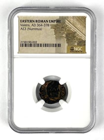 AD 364-378 Eastern Roman Empire Valens AE3 Nummus NGC Ancients