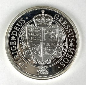 2022 St Helena 1.25 Pounds Spade Guinea Shield 1.25 oz .999 Silver Coin