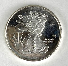 American Silver Eagle Design 1/4 oz .999 Fine Silver Round