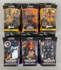 Group of Hasbro Marvel Legends Series Action Figures