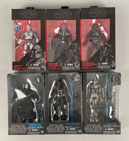 Group of Hasbro Star Wars The Black Series Action Figures