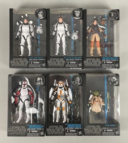 Group of Hasbro Star Wars The Black Series Action Figures