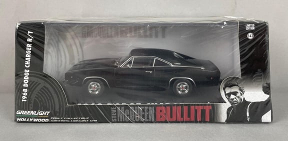 Greenlight Steve McQueen Bullitt 1968 Dodge Charger R/T Die-Cast Car