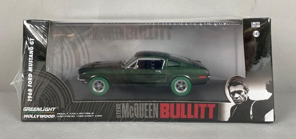 Greenlight Steve McQueen Bullitt 1968 Ford Mustang GT Die-Cast Car