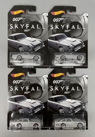 Group of Hot Wheels Skyfall 007 Die-Cast Cars