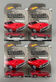 Group of Hot Wheels 007 Diamonds are Forever Die-Cast Cars