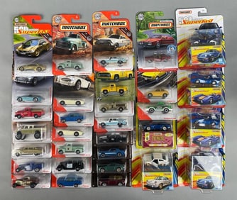 Group of Matchbox Die-Cast Vehicles