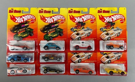 Group of Mattel Hot Wheels The Hot Ones Die-Cast Vehicles