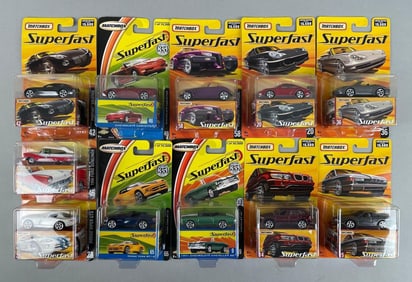Group of LE Matchbox Superfast Die-Cast Vehicles