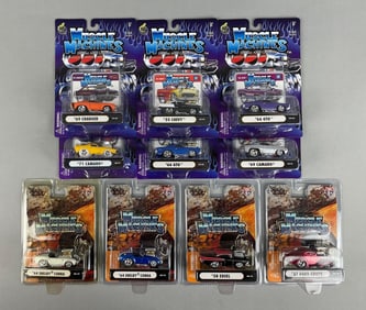 Group of Funline Muscle Machines Die-Cast Vehicles