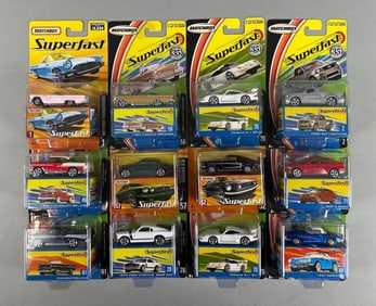 Group of LE Matchbox Superfast Die-Cast Vehicles