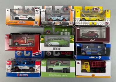 Group of M2 Machines Die-Cast Vehicles