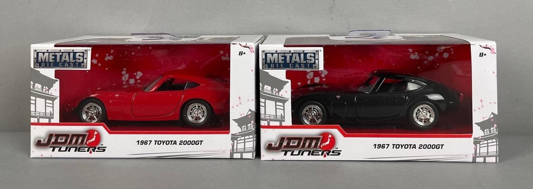 Group of 2 Jada 1967 Toyota 2000GT Die-Cast Cars (1 of 3)