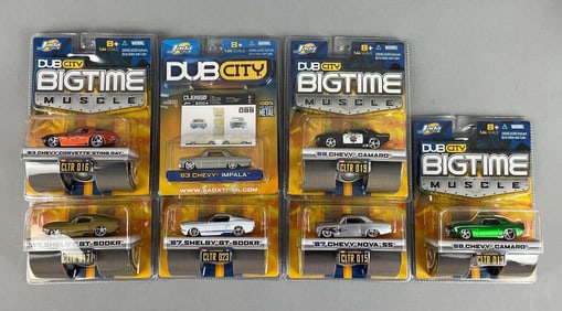 Group of Jada Dub City Die-Cast Vehicles