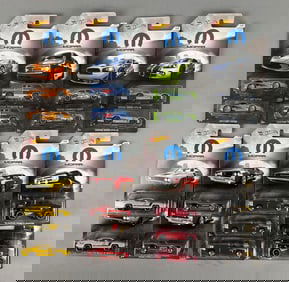 Set of Mattel Hot Wheels Mopar Die-Cast Vehicles