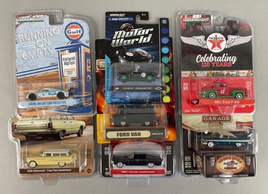 Group of Greenlight Die-Cast Vehicles