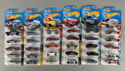 Group of Mattel Hot Wheels Die-Cast Vehicles