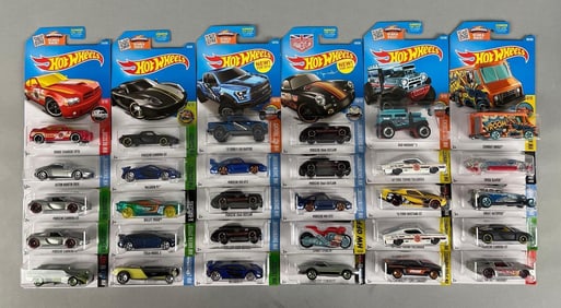 Group of Mattel Hot Wheels Die-Cast Vehicles