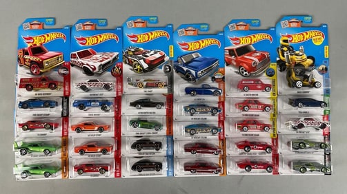 Group of Mattel Hot Wheels Die-Cast Vehicles