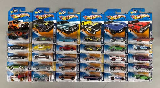 Group of Mattel Hot Wheels Die-Cast Vehicles