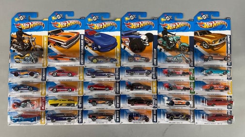 Group of Mattel Hot Wheels Die-Cast Vehicles