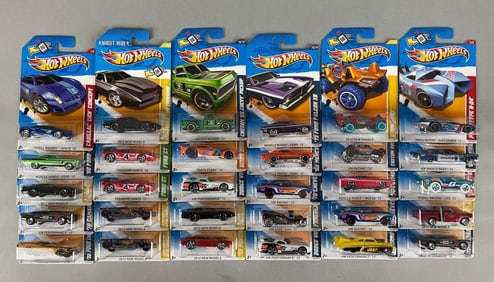 Group of Mattel Hot Wheels Die-Cast Vehicles