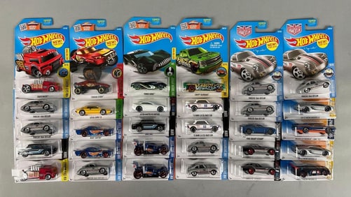 Group of Mattel Hot Wheels Die-Cast Vehicles