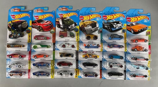 Group of Mattel Hot Wheels Die-Cast Vehicles