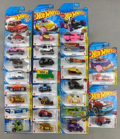 Group of 26 Mattel Hot Wheels Die Cast Vehicles