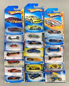 Group of 20 Mattel Hot Wheels Die Cast Vehicles