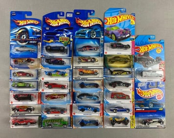 Group of 30 Mattel Hot Wheels Die Cast Vehicles