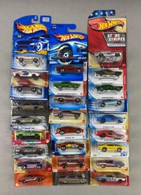 Group of 26 Mattel Hot Wheels Die Cast Vehicles