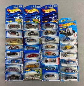 Group of 29 Mattel Hot Wheels Die Cast Vehicles