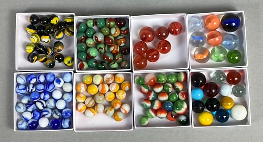 Group of Assorted Marbles