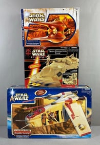 Group of 3 Hasbro Star Wars Vehicles
