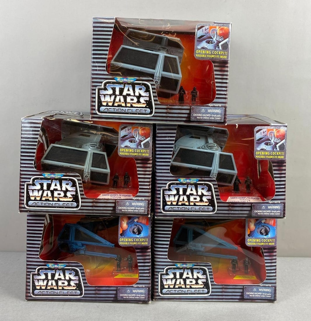 Group of 6 Galoob Micro Machines Star Wars Action Fleet Vehicles (1 of 2)