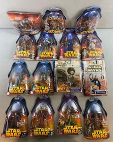 Group of 15 Hasbro Star War Figures