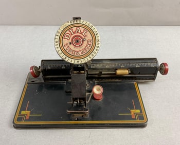 Marx 1920 Dial Typewriter Tin Litho