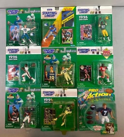 Group of 10 Kenner/Hasbro Starting Lineup Figures