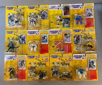 Group of 19 Kenner/Hasbro HockeyStarting Lineup Figures and more