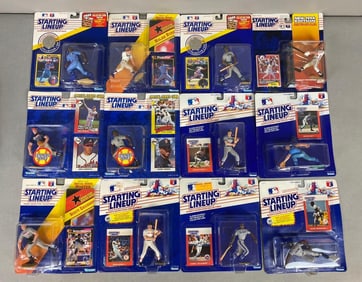 Group of 18 Kenner Baseball Starting Lineup Figures